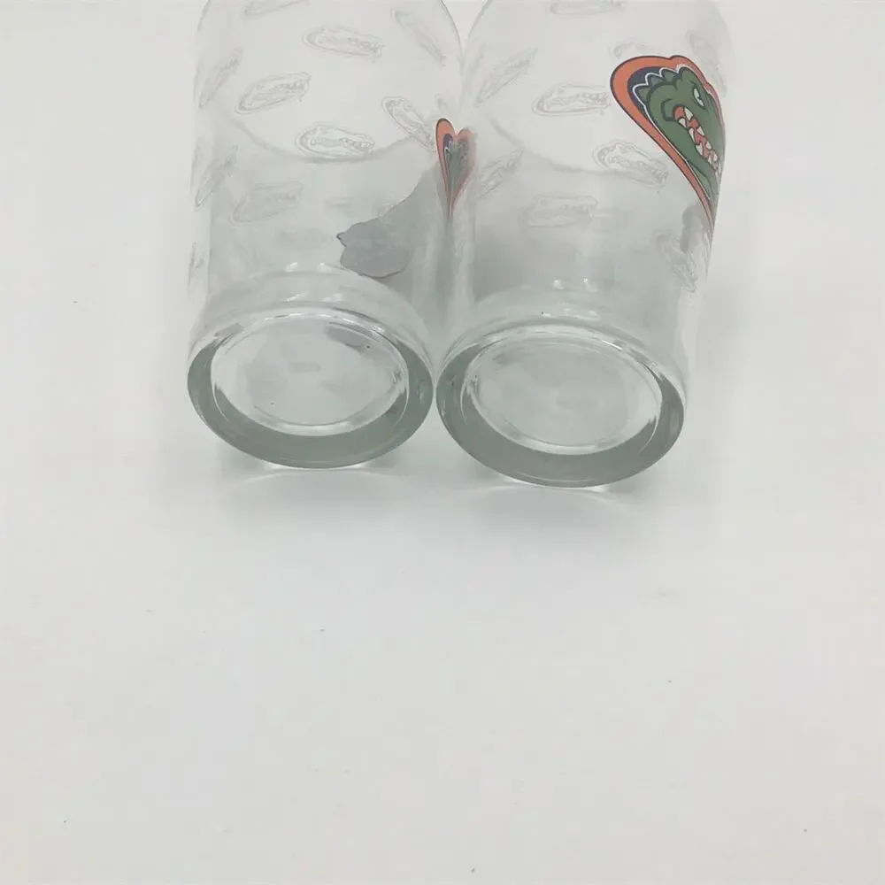 University of‎ Florida Gators 16 oz Pint Glass Set of 2 Etched Logo
